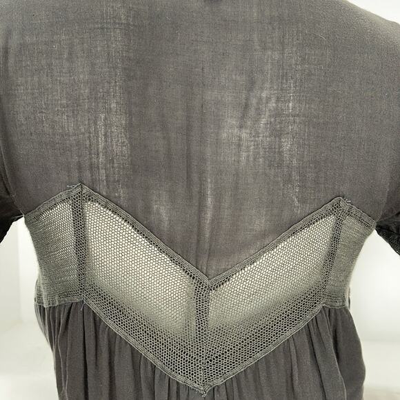 Anouck By Magali Pascal Hand Made Romper Gray Size S - Picture 10 of 16